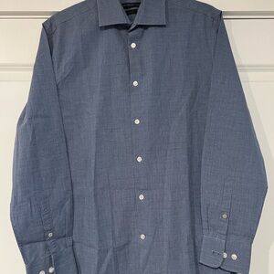 John Varvatos Classic Blue Dress Shirt